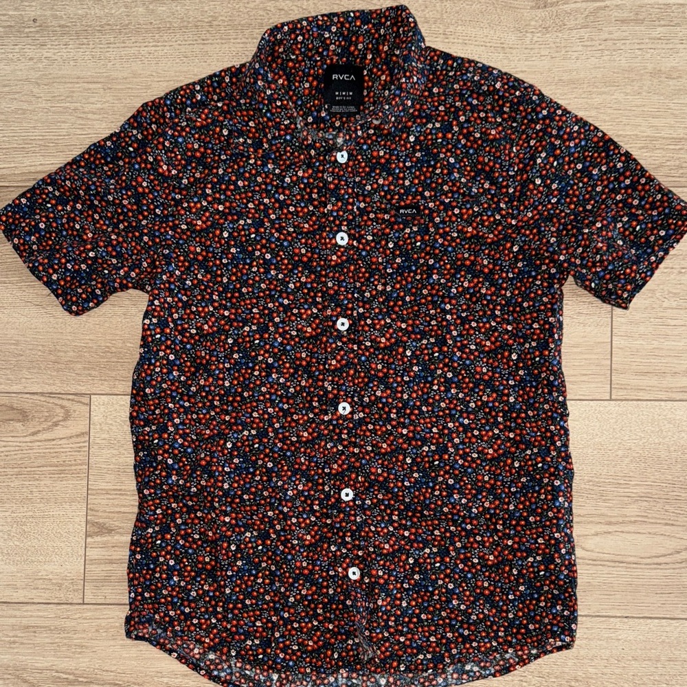 RVCA boys  Floral Shirt